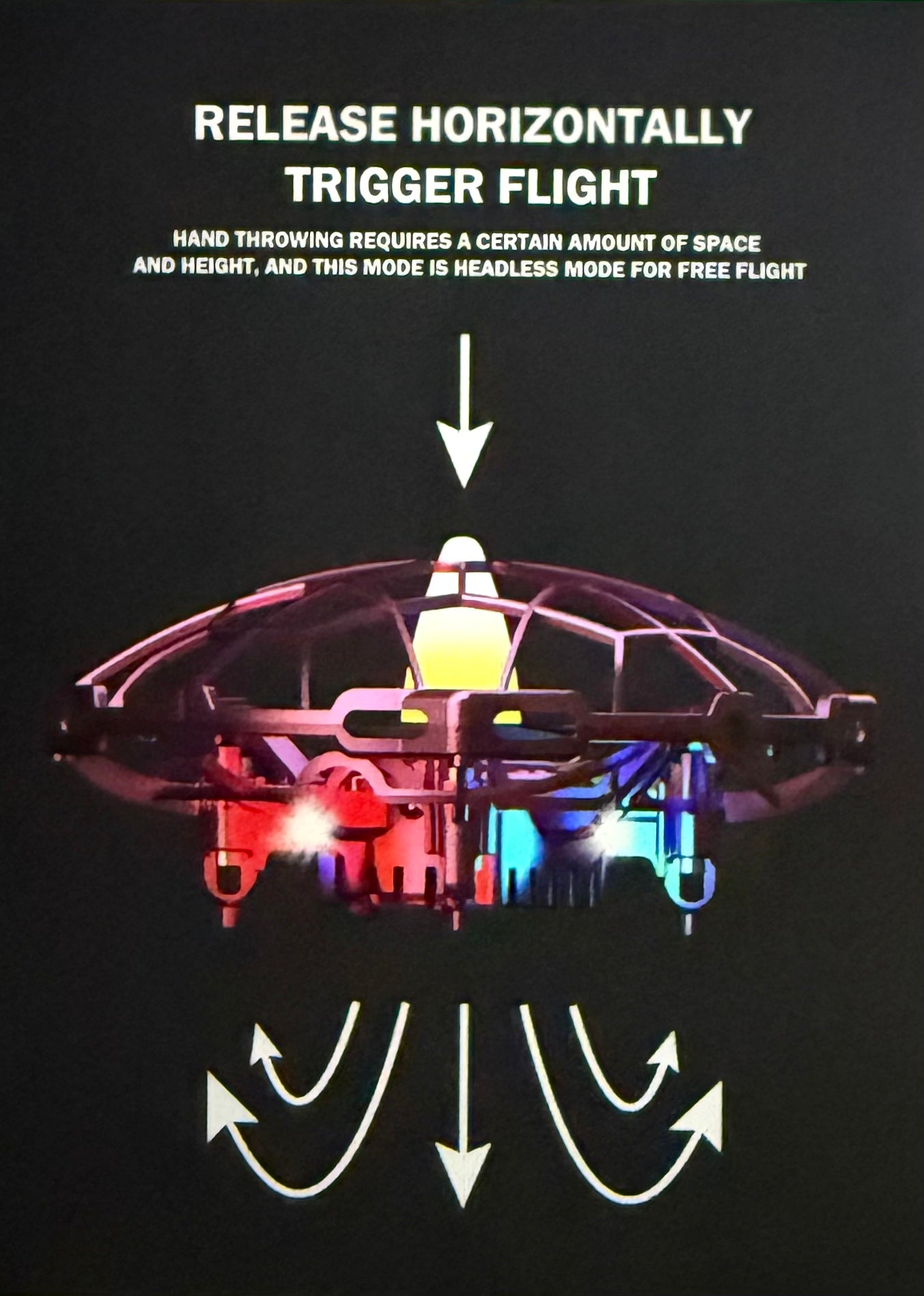 RC Drone with Hand Throw Launch for Kids