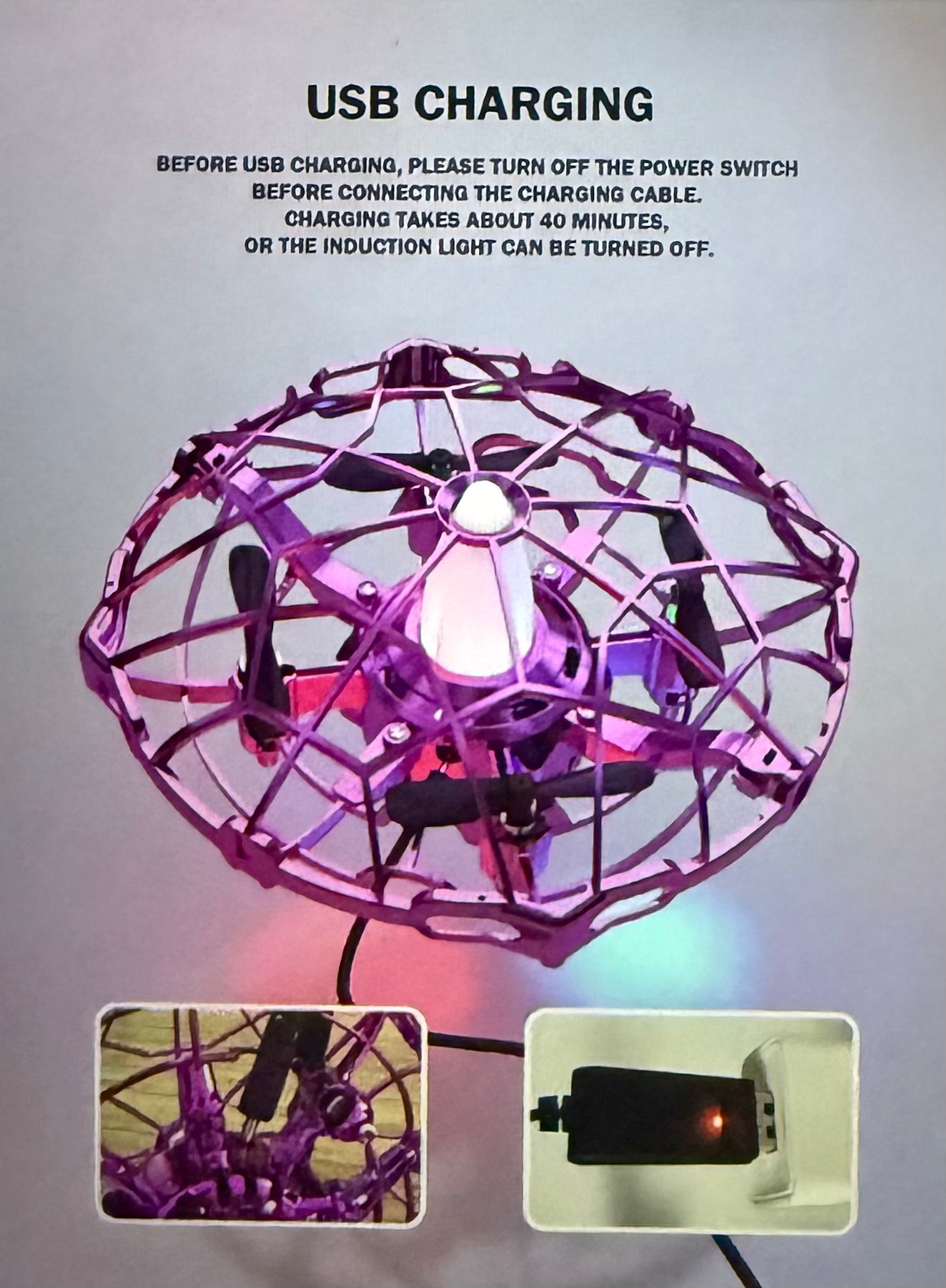 RC Drone with Hand Throw Launch for Kids