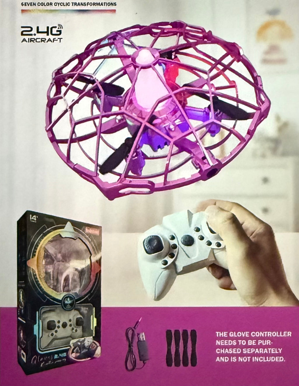 RC Drone with Hand Throw Launch for Kids