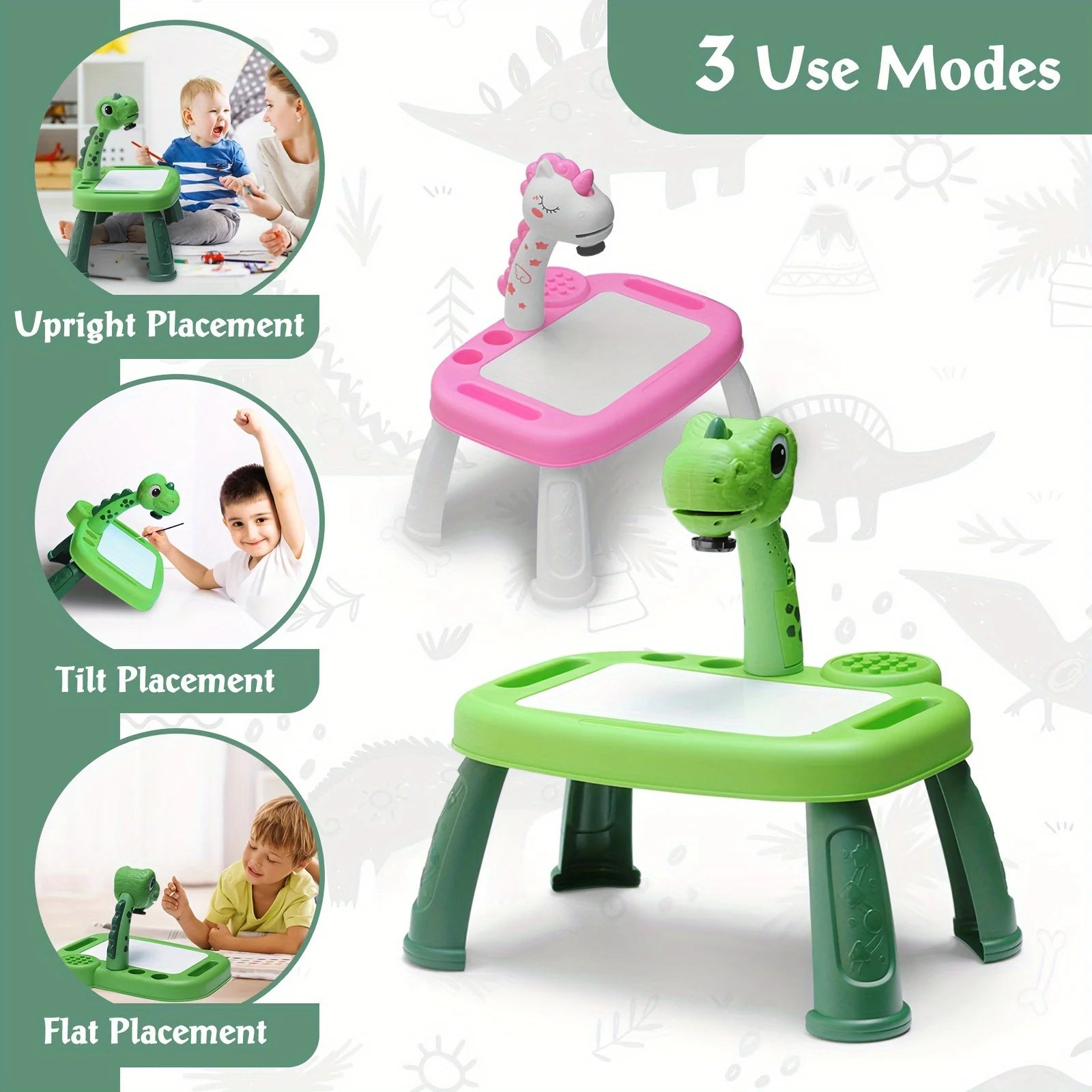 Children's projection painting table