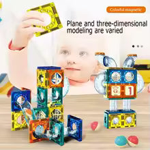 Magnetic Sheet Building Blocks for kids