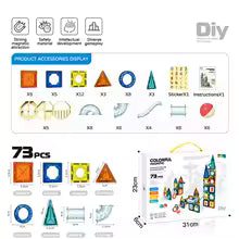 Magnetic Sheet Building Blocks for kids